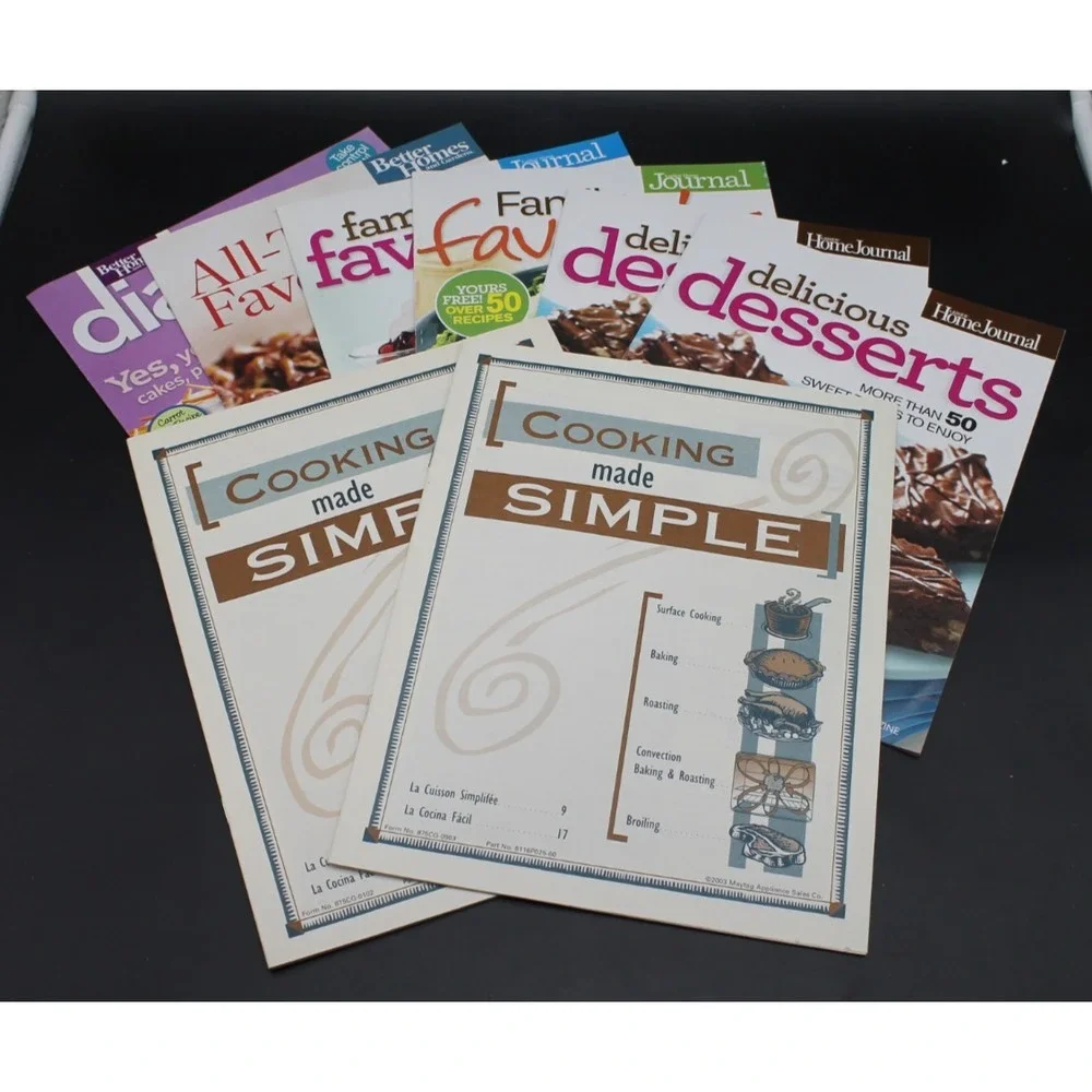 Lot of 25 Mixed Cooking Recipe Magazines Various Issues Food Meal Ideas